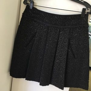 Pleated Wool Blend Mini Skirt by Tracy Reese